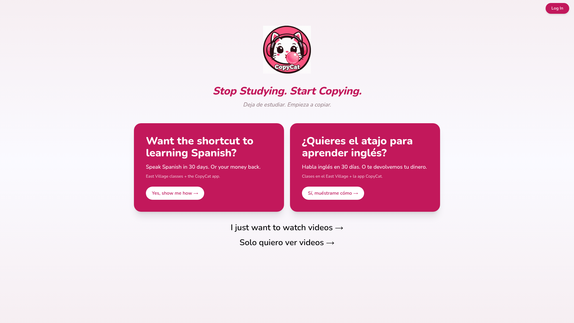 Copycat Language